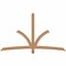Ekena Millwork Davenport Timber Gable Bracket, Western Red Cedar, 84"W x 49"H x 3 1/2"D x 3 1/2"F, 14/12 Pitch GBW084X49X0404DAV00SWR - alternate 1